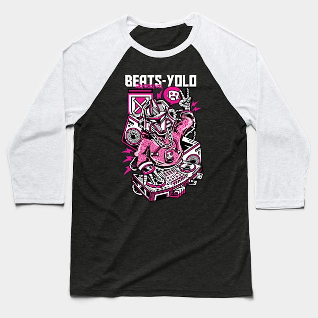 BEAT YOLO Baseball T-Shirt by Aleh